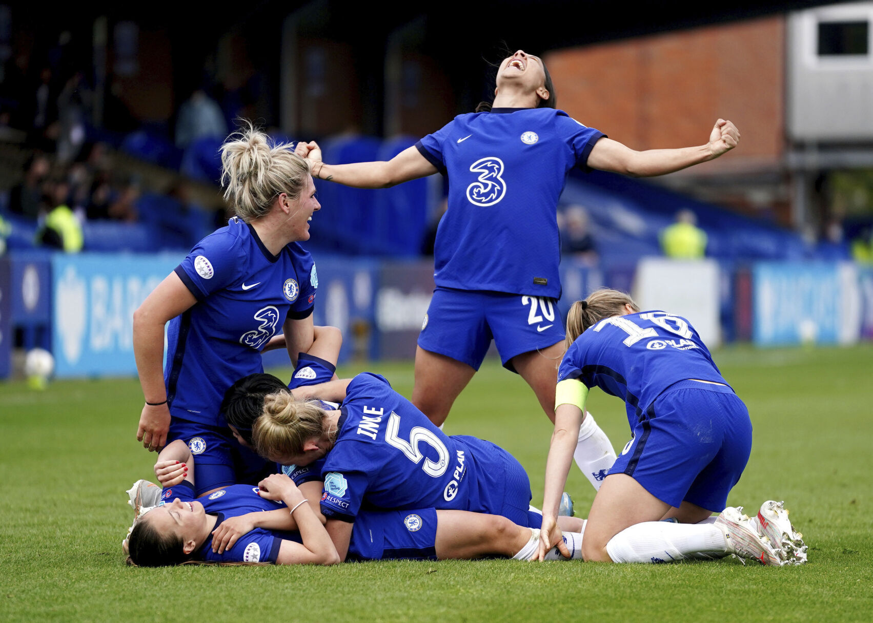 APTOPIX Britain Soccer Women Champions League